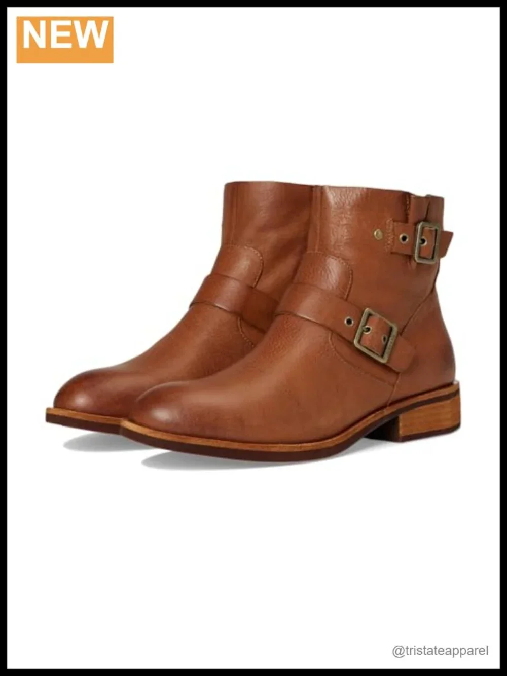 Kork-Ease Ellinor Women's Ankle Bootie Leather Zip Block Heel Comfort